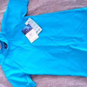 Aqua blue rash guard